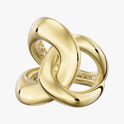 18K Gold Fractal Ring Code 9517